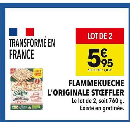 FLAMMEKUECHE L'ORIGINALE STŒFFLER