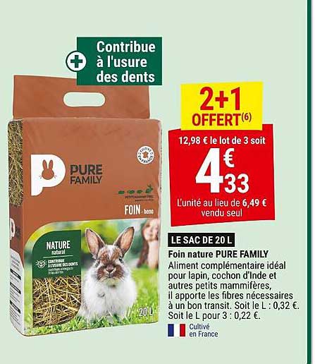 Foins nature PURE FAMILY