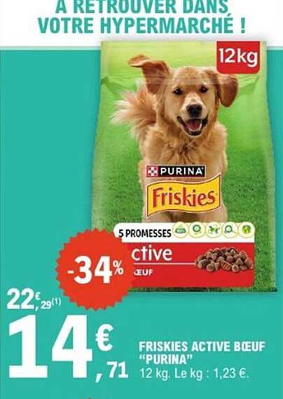 FRISKIES ACTIVE BŒUF "PURINA"
