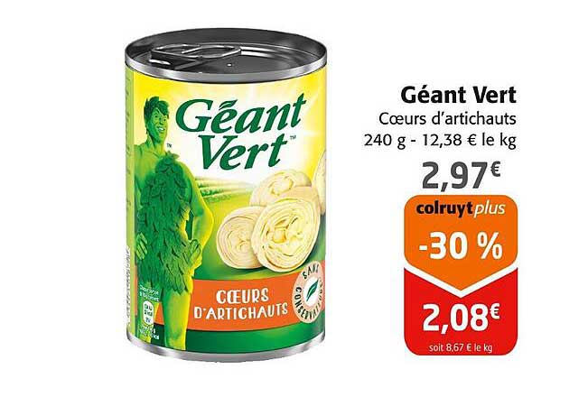 Géant Vert Cœurs d'artichauts