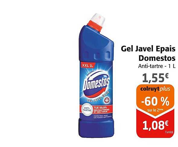 Gel Javel Epais Domestos - 1 L