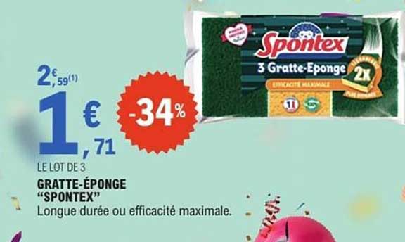 Gratte-Éponge "SPONTEX"