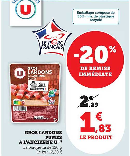 GROS LARDONS FUMES À L'ANCIENNE U