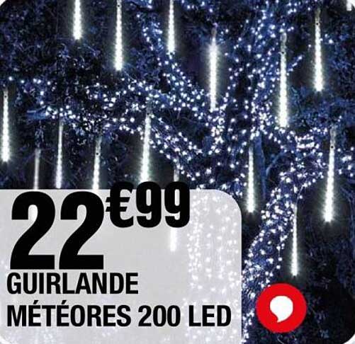 GUIRLANDE MÉTÉORES 200 LED