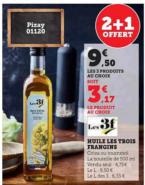 HUILE LES TROIS FRANFINS