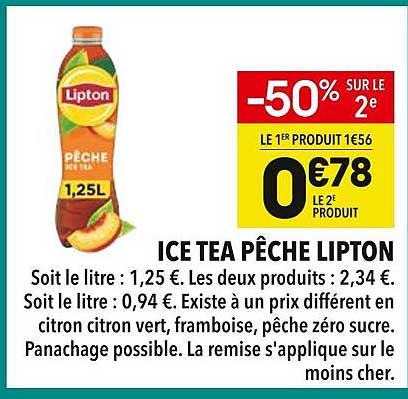 ICE TEA PÊCHE LIPTON