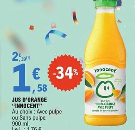 JUS D'ORANGE "INNOCENT"