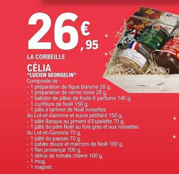 LA CORBEILLE CÉLIA "LUCIEN GEORGELIN"