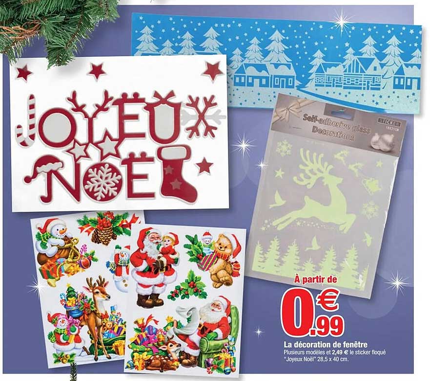 La décoration de fenêtre