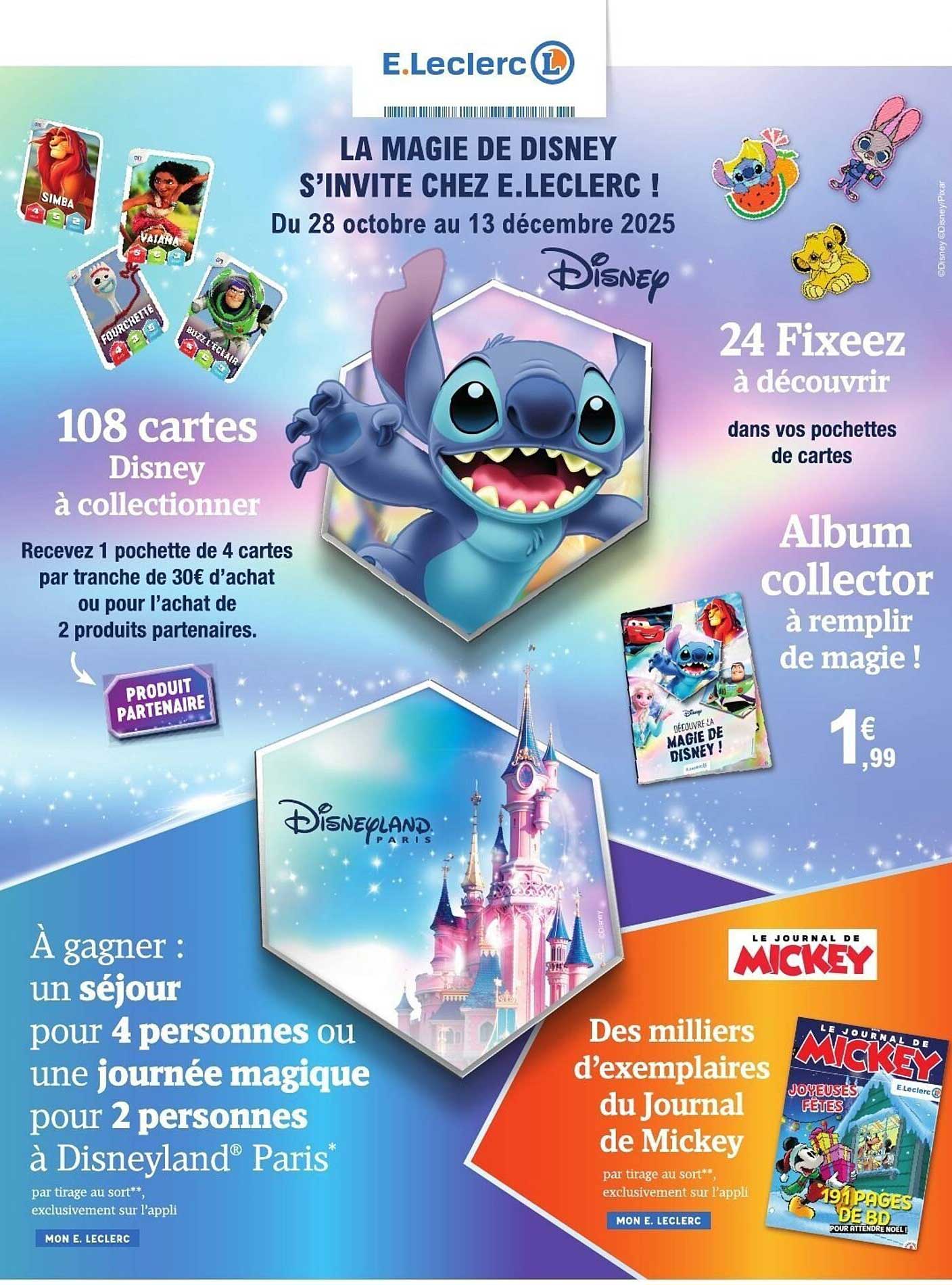 LA MAGIE DE DISNEY S'INVITE CHEZ E.LECLERC !