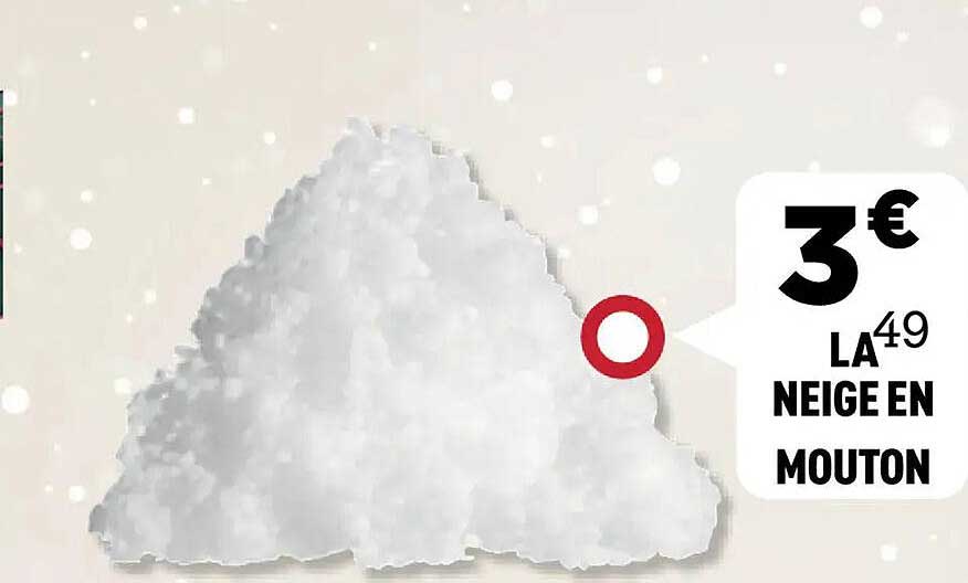 LA NEIGE EN MOUTON