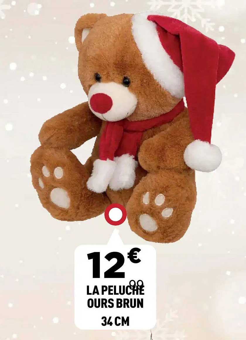LA PELUCHE OURS BRUN