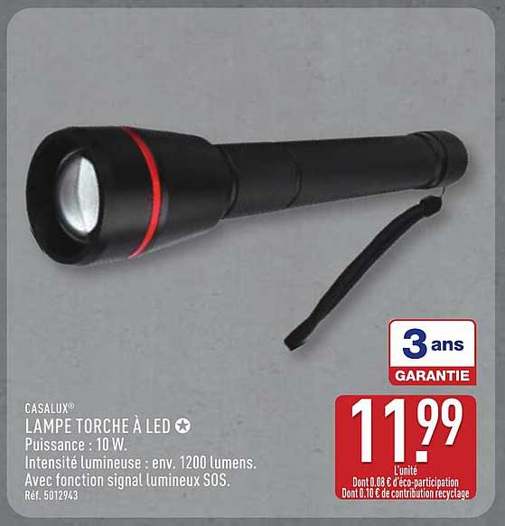 LAMPE TORCHE À LED