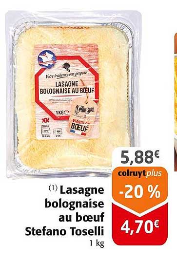 Lasagne bolognaise au bœuf