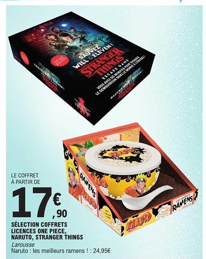 LE COFFRET À PARTIR DE 17€90