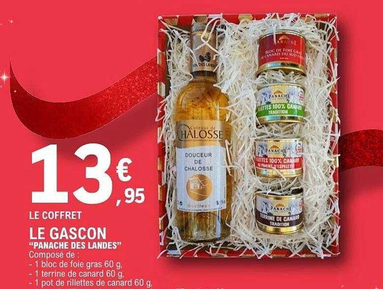 LE COFFRET LE GASCON "PANACHE DES LANDES"