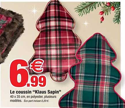 Le coussin "Klaus Sapin"