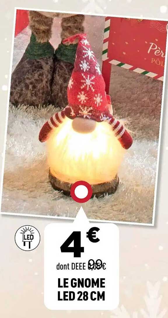 LE GNOME LED 28 CM