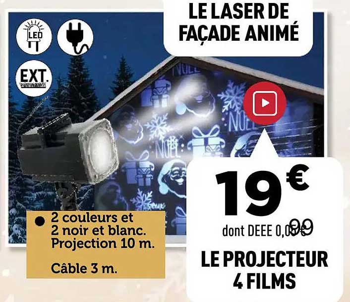 LE LASER DE FAÇADE ANIMÉ