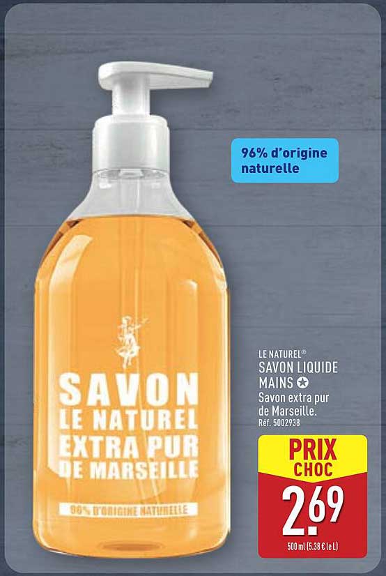 LE NATUREL® SAVON LIQUIDE MAINS