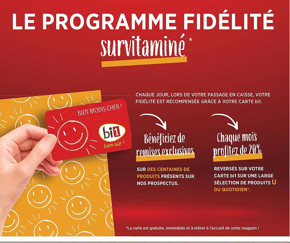 LE PROGRAMME FIDÉLITÉ sur-vitaminé*
