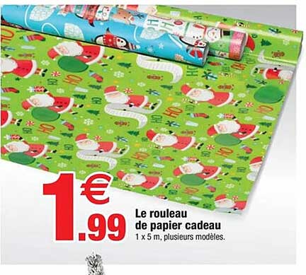 Le rouleau de papier cadeau