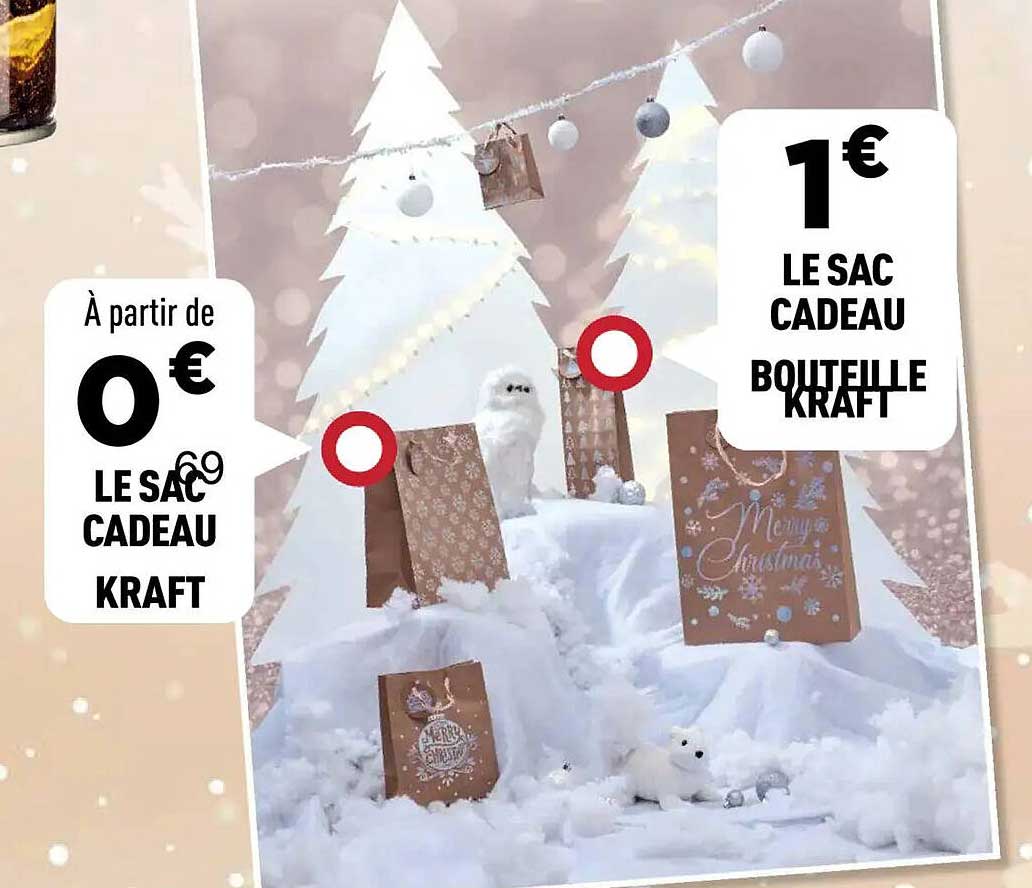 LE SAC CADEAU BOUTEILLE KRAFT