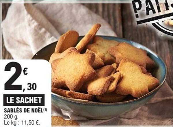 LE SACHT SABLÉS DE NOËL