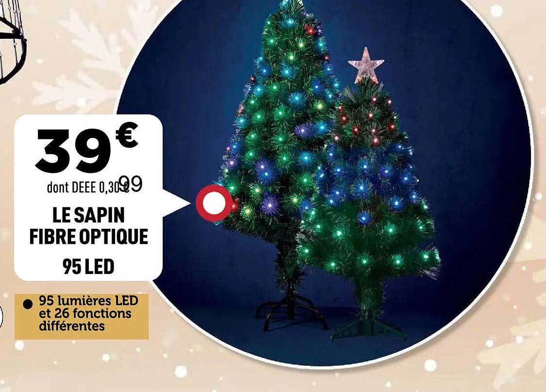 LE SAPIN FIBRE OPTIQUE 95 LED
