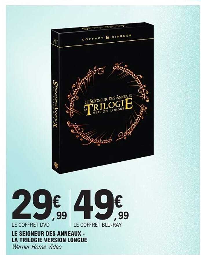 LE SEIGNEUR DES ANNEAUX - LA TRILOGIE VERSION LONGUE