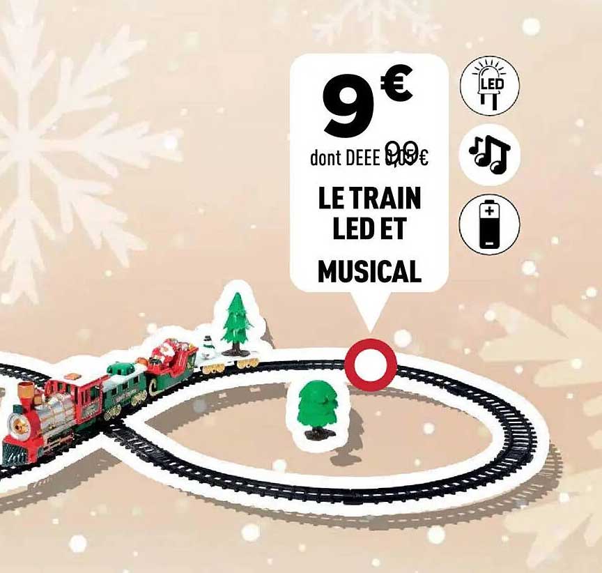 LE TRAIN LED ET MUSICAL