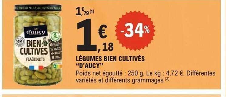 LÉGUMES BIEN CULTIVÉS “D'AUCY”