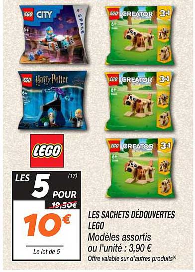 LES SACHETS DÉCOUVERTES LEGO