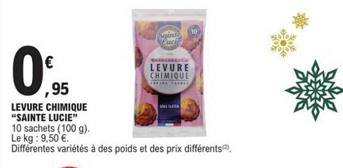 LEVURE CHIMIQUE “SAINTE LUCIE”