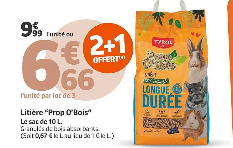 Litière “Prop O’Bois”