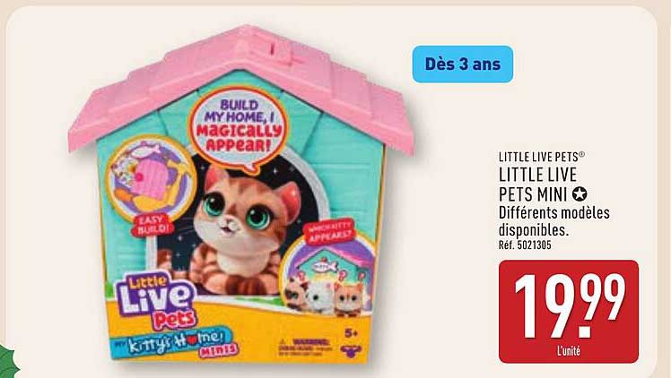 LITTLE LIVE PETS® LITTLE LIVE PETS MINI ✪ Différents modèles disponibles.
