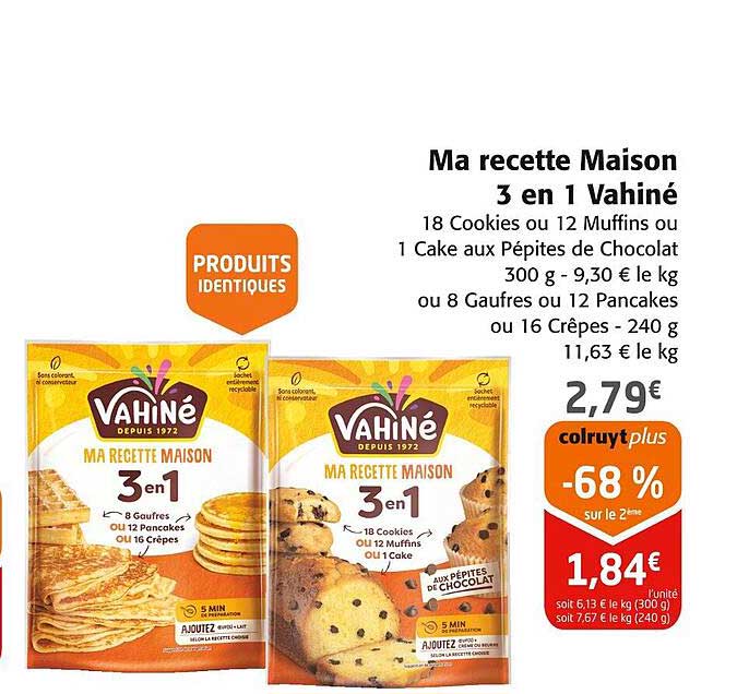 Ma recette Maison 3 en 1 Vahiné
