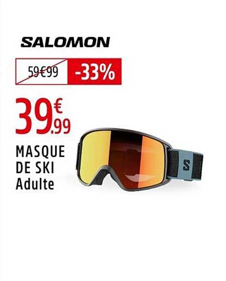 MASQUE DE SKI Adulte