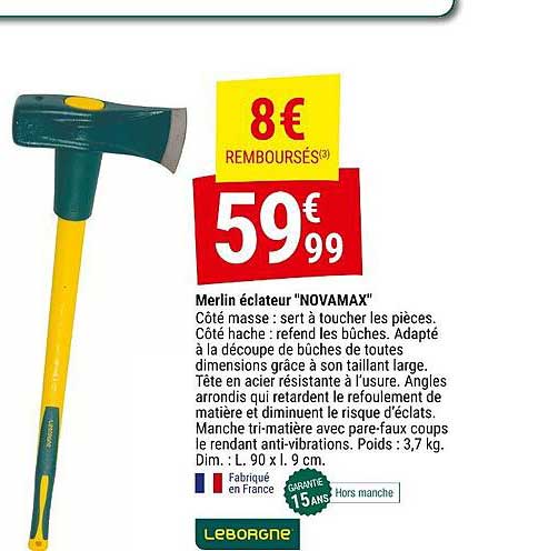 Merlin éclateur "NOVAMAX"