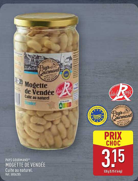 Mogette de Vendée Cuite au naturel