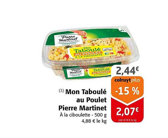 Mon Taboulé au Poulet Pierre Martinet