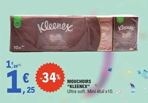 MOUCHOIRS "KLEENEX"