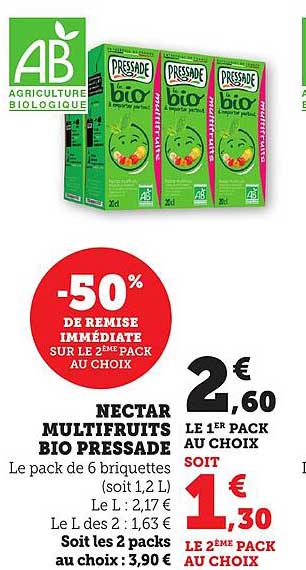 NECTAR MULTIFRUITS BIO PRESSE