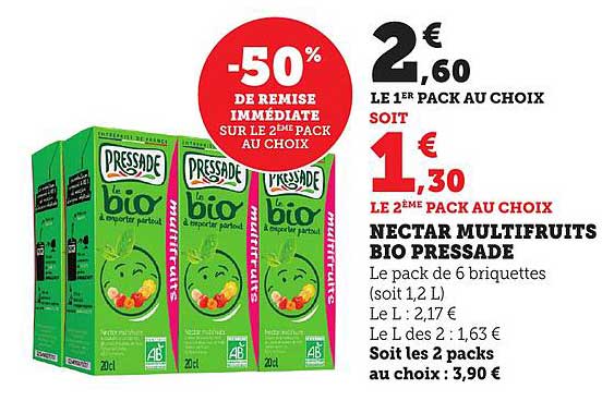 NECTAR MULTIFRUITS BIO PRESSEDE