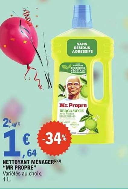 NETTOYANT MÉNAGER "MR PROPRE"