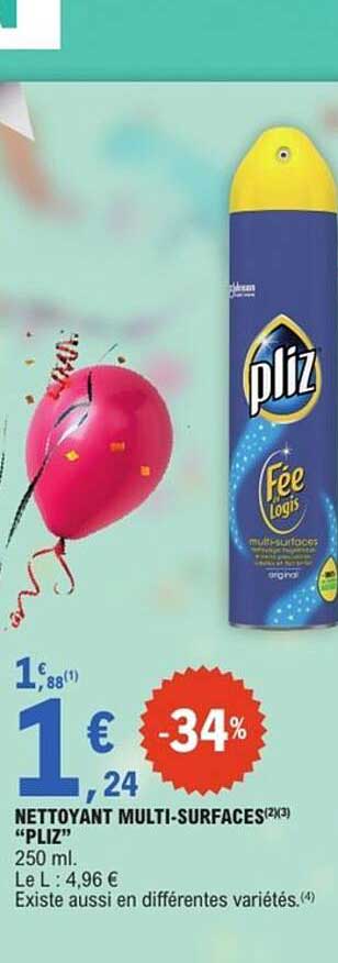 NETTOYANT MULTI-SURFACES "PLIZ"