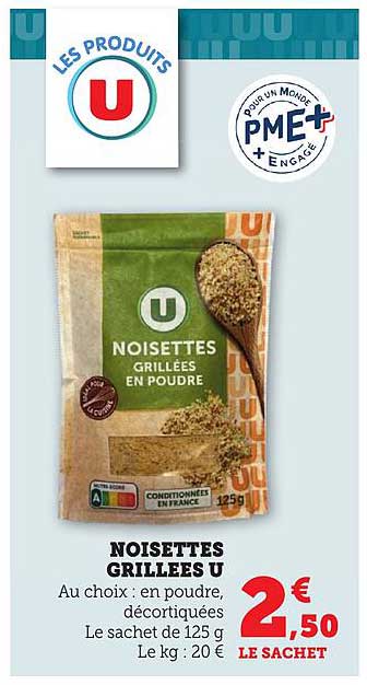 NOISETTES GRILLEES U