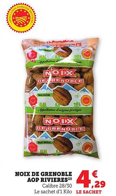 NOIX DE GRENOBLE AOP RIVIÈRES