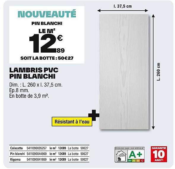 NOUVEAUTÉ PIN BLANCHI