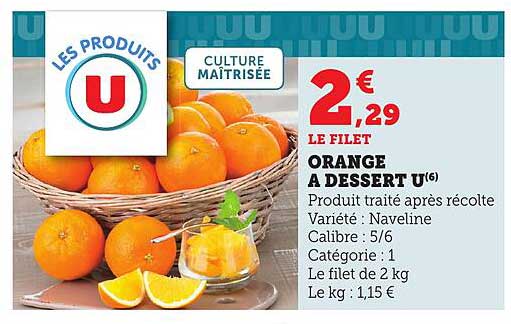 ORANGE A DESSERT U